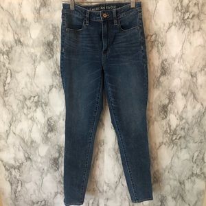american eagle super high rise jegging
